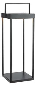 Čierny vonkajší solárny LED lampáš na USB (výška 53 cm) Pure – Markslöjd