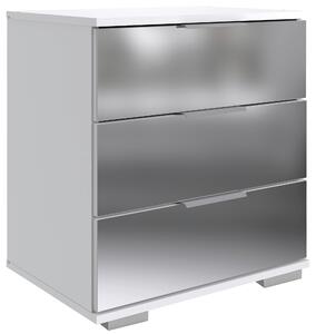 NOČNÝ STOLÍK, biela, 52/58/38 cm Carryhome - Nočné stolíky