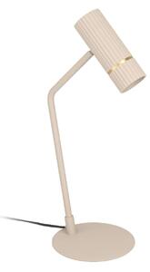 LED stolová lampa Caminia, výška 48,5 cm, piesková farba, oceľ