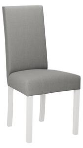 Jedálenská čalúnená stolička ENELI 2 - biela / šedá