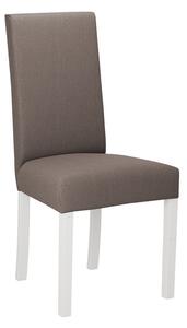 Jedálenská čalúnená stolička ENELI 2 - biela / hnedá 1