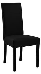 Jedálenská čalúnená stolička ENELI 2 - čierna