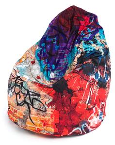 INTERMEDIC SK Sedací vak Mega Sako Modern Polyester - DG57 - Graffiti