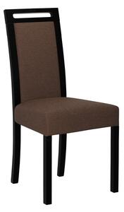 Čalúnená stolička do jedálne ENELI 5 - čierna / hnedá 2