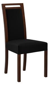 Čalúnená stolička do jedálne ENELI 5 - orech / čierna