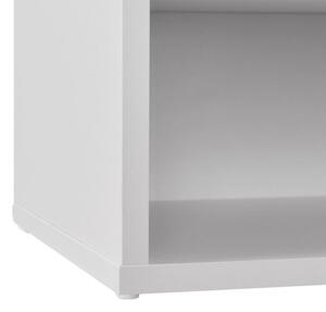 Lavica na topánky 104x30x48 cm - biela