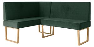 Rohová jedálenská lavica Milano - Kameleon Farba: Kameleon 04, Veľkosť: 130x170 cm, Farba nožičiek: Prírodné