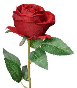 Artificial Flower Rose 50 Cm Red Plastic - 8*8*50 cm - Clayre & Eef