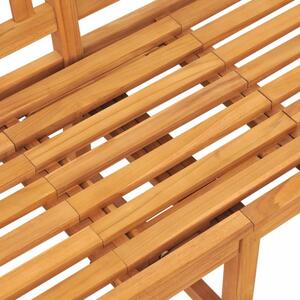Záhradná lavica so stolíkom 150 cm teakové drevo Dekorhome