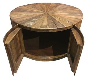 Béžový Konferenčný stolík ROMANTEAKA – 80 × 80 × 41 cm 80 × 80 × 41 cm SIT MÖBEL