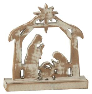 Prírodný Betlehem s patinou Nativity - 18*5*16 cm - J-Line by Jolipa