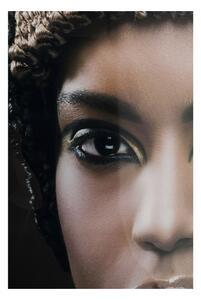 KARE DESIGN Obraz na skle Royal Headdress Face 150 × 100 cm 100 × 150 cm