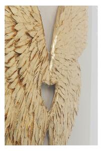 KARE DESIGN Nástenná dekorácia Wings Gold White 120 × 120 cm 120 × 120 × 8 cm