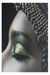 KARE DESIGN Obraz na skle Royal Headdress Profile 150 × 100 cm 100 × 150 cm