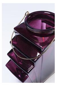 KARE DESIGN Sada 3 ks − Svietnik Noble Wire Purple 12 cm 12,2 × 24 × 24 cm