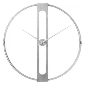 KARE DESIGN Nástenné hodiny Clip Silver 107 cm 107 × 107 × 14,5 cm