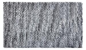 LineaDue PUNTO - Kúpeľňový koberček strieborná sivá Rozmer: 70x120 cm