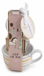 CUP OF JOY Veľký hrnček s čokoládou - ružová