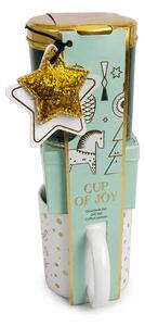CUP OF JOY Veľký hrnček s čokoládou "Good Vibes"