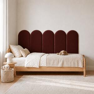 Zástena za posteľ - Oblúk - 30x80cm Farba: Vínová