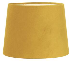 PR Home Li Na stolová lampa zamat zlatá Ø 30 cm