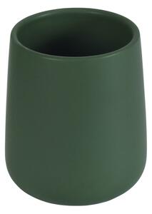 Erga Nero, pohár na zubné kefky na postavenie, zelená matná, ERG-08358
