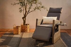 ZÁHRADNÉ RELAXAČNÉ KRESLO, kov, plast, textil Ambia Garden - Online Only záhrada, Online Only