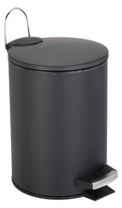 Erga, odpadkový kôš guľatý 3l, čierna, ERG-07514