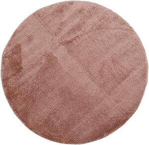 HU Okrúhly Ružový koberec Plush Deluxe Rozmer: 60x60 cm