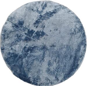 HU Okrúhly Modrý koberec Plush Deluxe Modry-kruh Rozmer: 60x60 cm