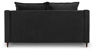 Čierna Dvojmiestna pohovka Freesia 150 × 94 × 90 cm MAZZINI SOFAS