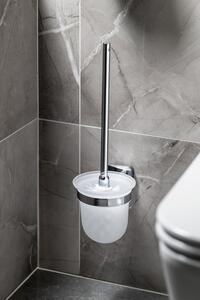 Gedy, FELIX stojan s držiakom na toaletný papier a WC kefou, hranatý, chróm, 133213