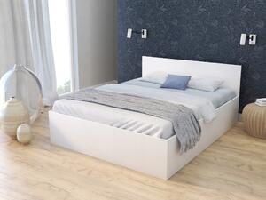 Jednolôžková posteľ s úložným priestorom Buster 120x200 - biela