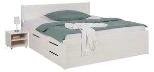 POSTEĽ S ÚLOŽNÝM PRIESTOROM, 160/200 cm, biela Zandiara - Online Only zostavy, Online Only