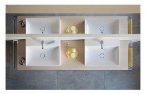 Duravit DuraSquare - Umývadlo brúsené 600x470 mm, bez prepadu, biela 2353600071
