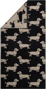 UTERÁK NA RUKY, 50/100 cm, čierna, béžová Cawoe - Kúpeľňový textil