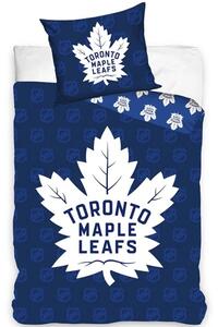 Hokejové posteľné obliečky NHL Toronto Maple Leafs Shields - 100% bavlna renforcé - 70 x 90 cm + 140 x 200 cm