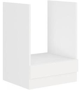 Skříňka na vestavnou troubu 60 cm LOUSIE - Černá / Dub artisan