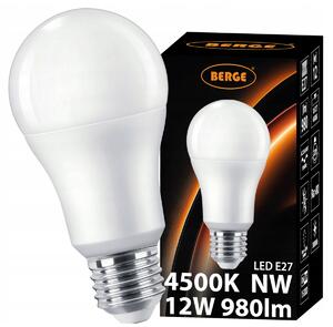 BERGE LED žiarovka MILIO - E27 - A60 - 12W - 980Lm - neutrálna biela