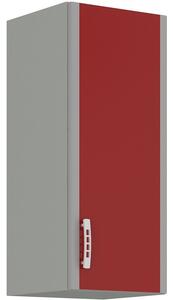 Samostatná kuchynská skrinka 30 x 72 cm 27 - MYSTIC - Červená lesklá