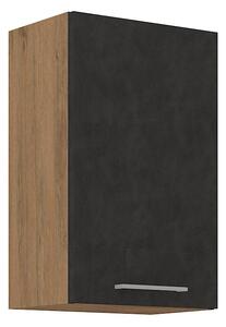 Policová kuchyňská skříňka horní šířka 45 cm 06 - HULK - Béžová lesklá