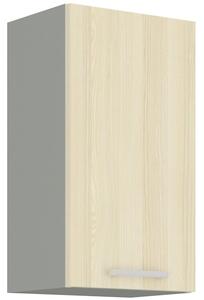 Horní závěsná skříňka do kuchyně 40 x 72 cm 08 - THOR - Bílá lesklá