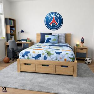 100x100cm Logo Paris Saint-Germain FC - textilná nálepka na stenu Veľkosť: 40 cm