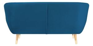 Modrá Dvojmiestna pohovka Amelie 158 × 73 × 83 cm MAZZINI SOFAS