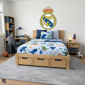100x100cm Logo Real Madrid FC - textilná nálepka na stenu Veľkosť: 60 cm