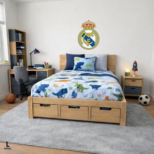 100x100cm Logo Real Madrid FC - textilná nálepka na stenu Veľkosť: 40 cm