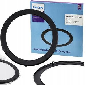 PHILIPS Okrúhly čierny rám 150mm pre panely 176,5mm 12W - dekoratívne