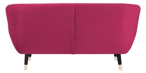 Ružová Dvojmiestna pohovka Amelie 158 × 73 × 83 cm MAZZINI SOFAS