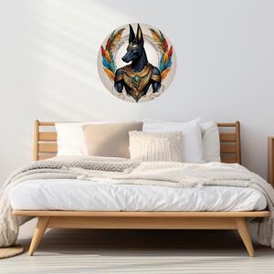 100x100cm Anubis - textilná nálepka na stenu Veľkosť: 60 cm