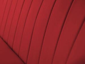 Červená Trojmiestna pohovka Toscane 188 × 76 × 83 cm MAZZINI SOFAS